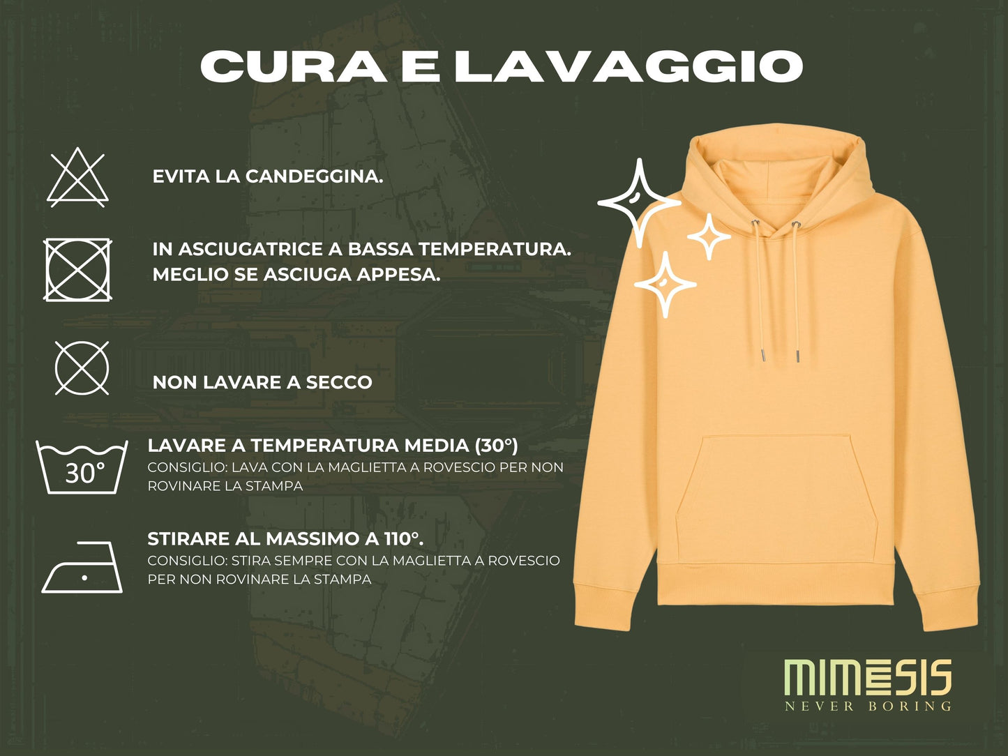 Volto Eterno - Felpa con Cappuccio