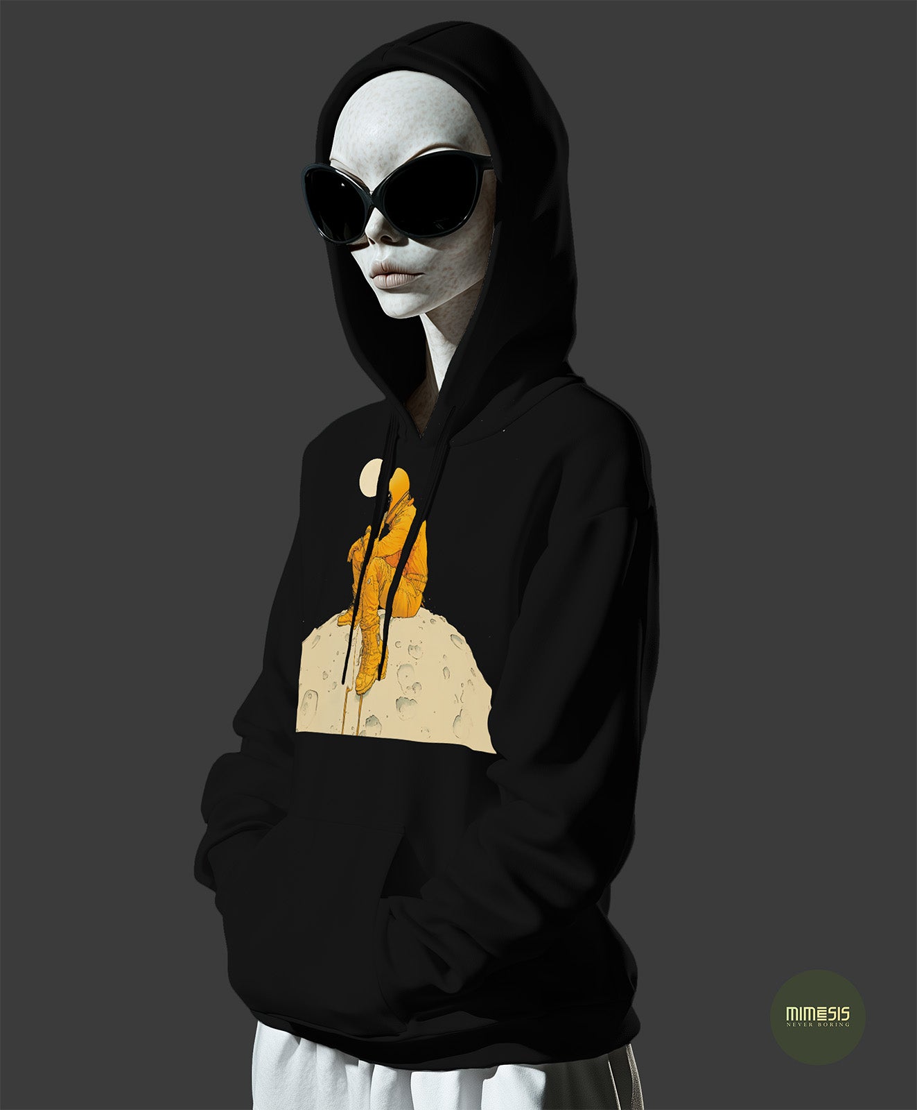 THE ASTRONAUT - Felpa con cappuccio